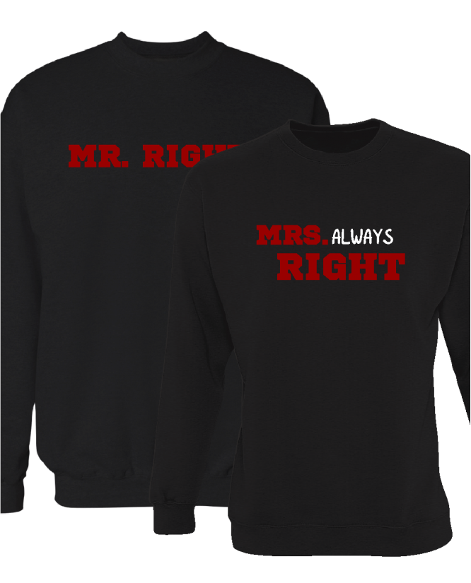 Mr right / Mrs always right Mr right / Mrs always right