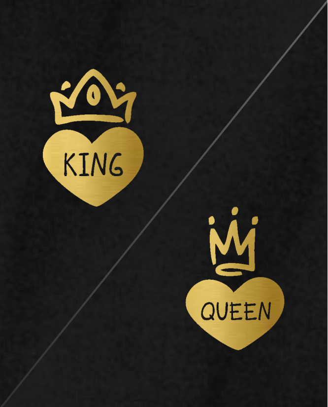 King queen heart
