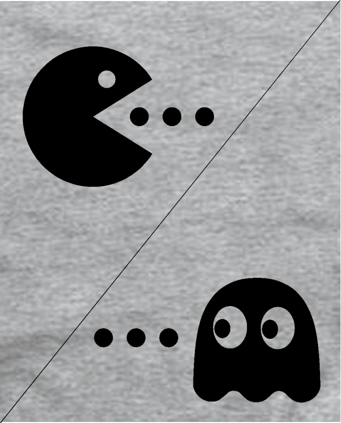 Marškinėliai Poroms Pac Man