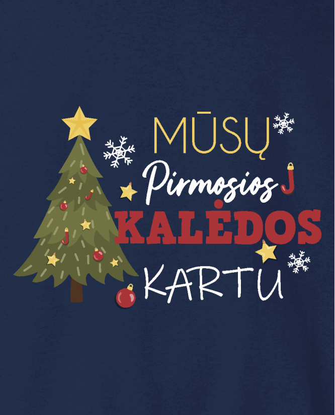 džemperiai poroms Mūsų pirmos Kalėdos kartu