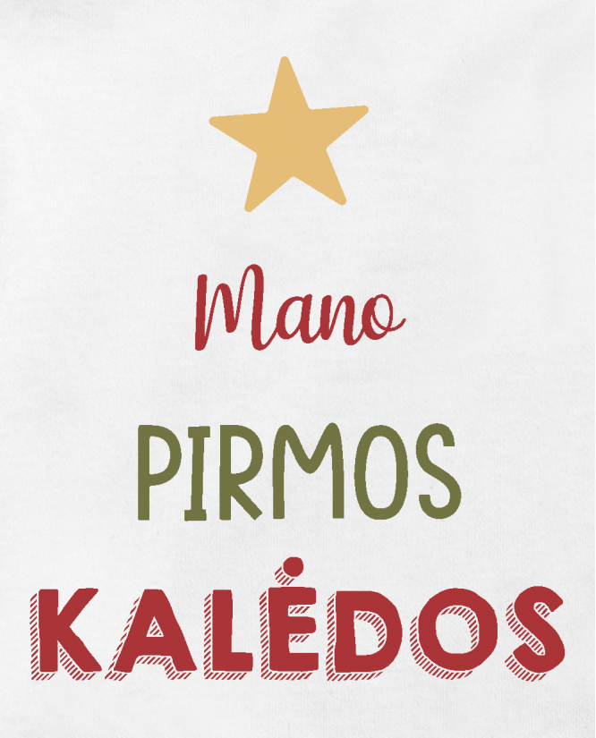 Kalėdinis bodžiukas  Pirmos Kalėdos 