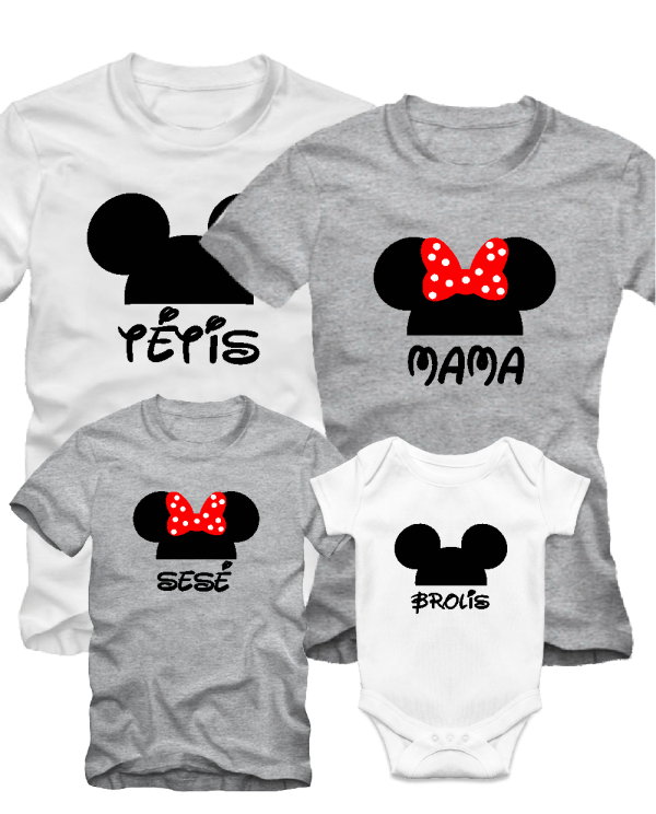 mickey mouse šeima mickey mouse šeima
