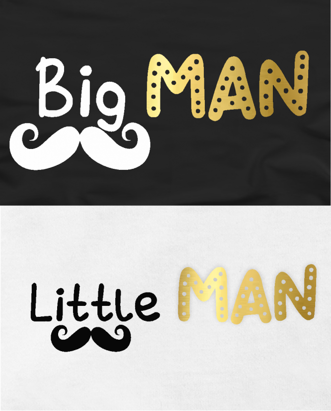 big man / little man