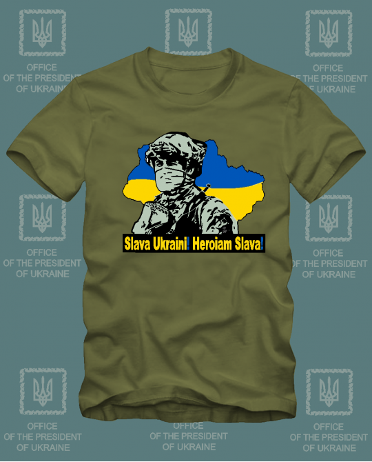 Marškinėliai Slava ukraini heroyam slava !