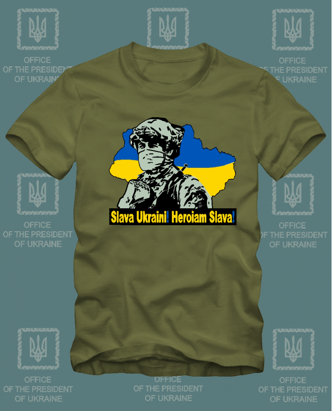 Marškinėliai Slava ukraini heroyam slava ! Marškinėliai Slava ukraini heroyam slava !