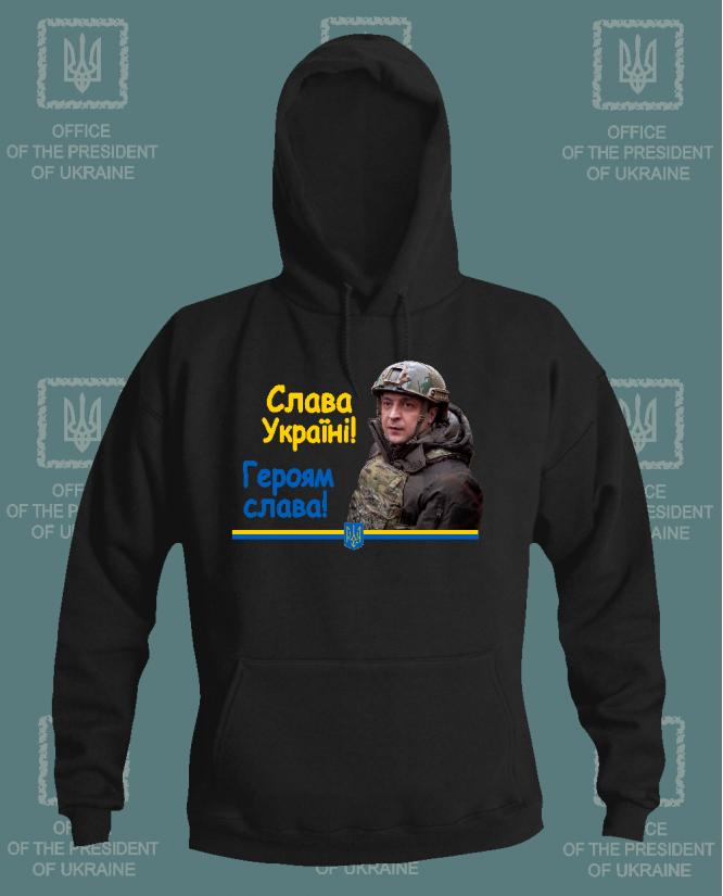 Džemperis Slava Ukraini Zelenskis Džemperis Slava Ukraini Zelenskis